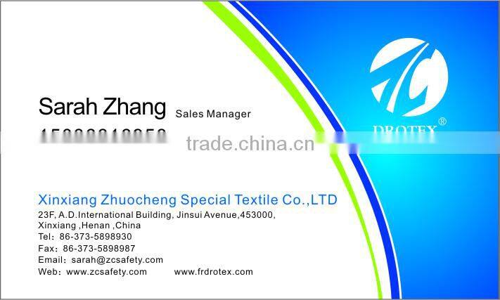 UL Certificated Fireproof Long sleeve shirt for welder FR fabric