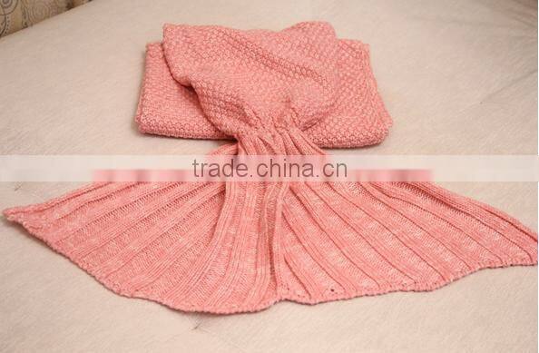 Mermaid Tail Crocheted Blanket