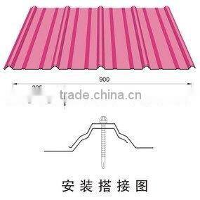 Huiye Zinc Corrugated Roofing Sheet Metal Roof Tile