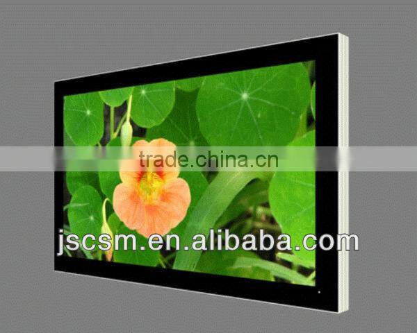 Portable Outdoor 55inch lcd electronic player pop display support 1080p for advertising