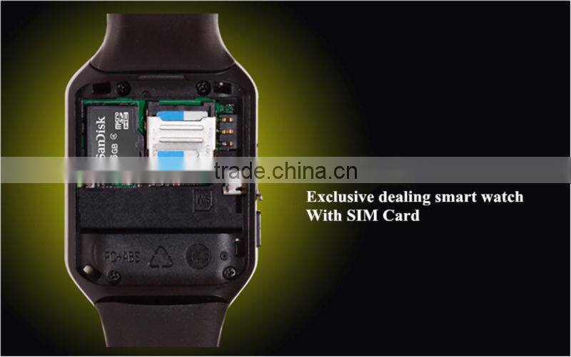 bluetooth touch screen HD camera 2015 smart watch