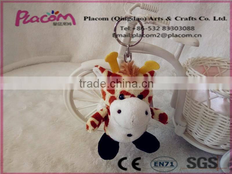 New design Lovely Fashion High quality Factory price Promotional gifts and Holiday gifts Wholesale Plush Keychains reindeer