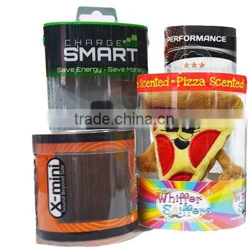 high quality wholesale plastic tube with printing ,beautiful round gift box