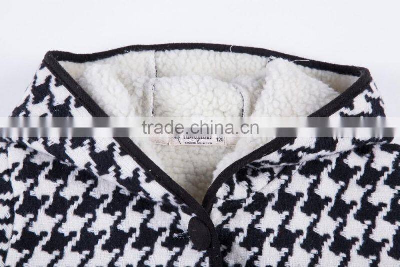 Beautiful New Design Baby Girl Winter Coat Western Style Fashion Girl Winter Coat