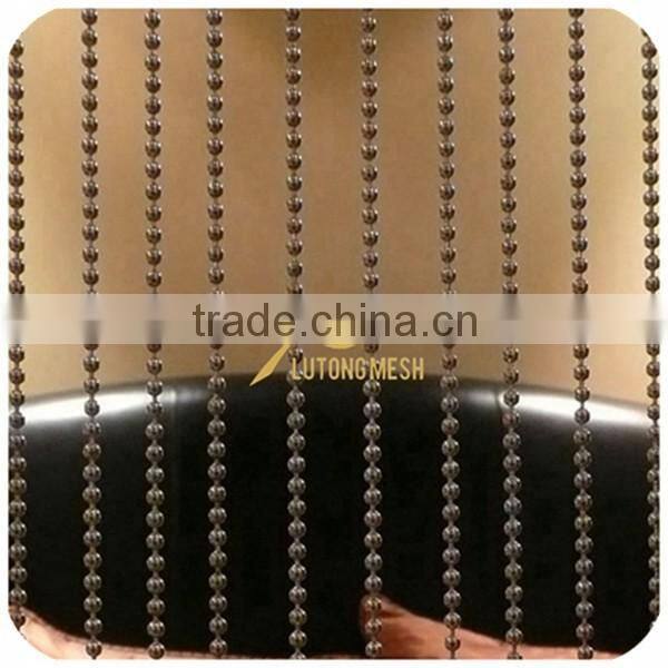 2015 metal Silver Bead Curtain