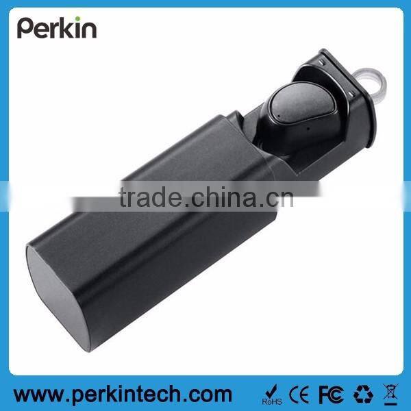 PB08 super mini & micro bluetooth earphone in-ear for music and hands-free communication with MIC and power box