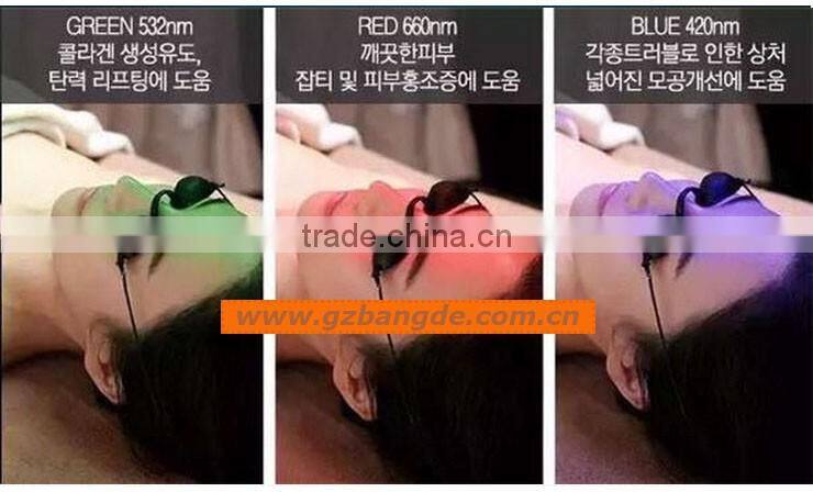 OME/ODM red blue yellow green led light therapy PDT machine for skin care