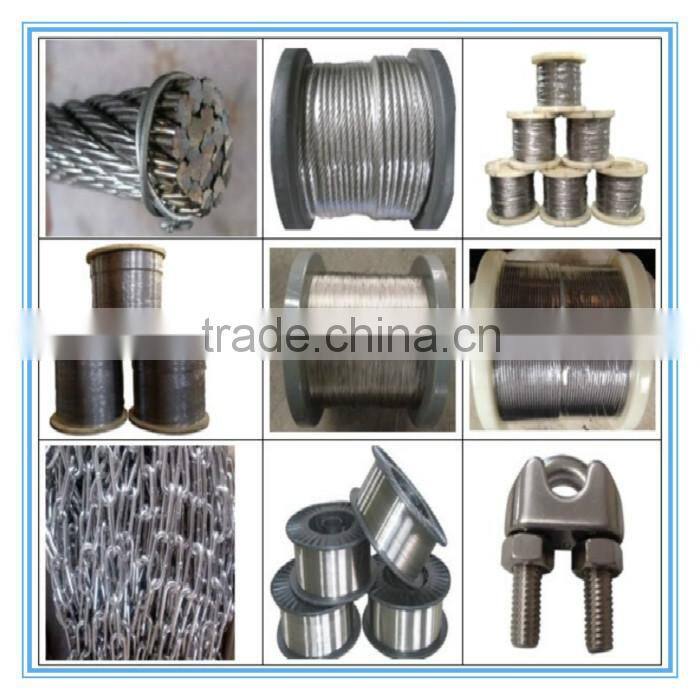 China biggest factory supply Stainless steel woven wire/ 304,316 Stainless steel wire/ kintting wire(Hot sale!!!)