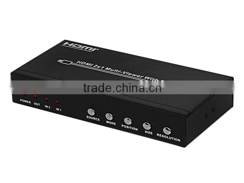 HDMI 2x1 Multi-Viewer With PIP