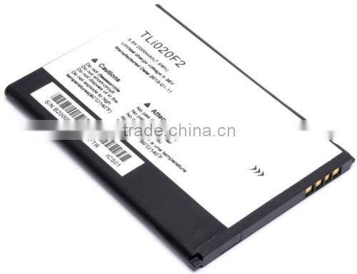 2000mah test one by one TLi020F2 battery for mobile phone alcatel one touch 7040
