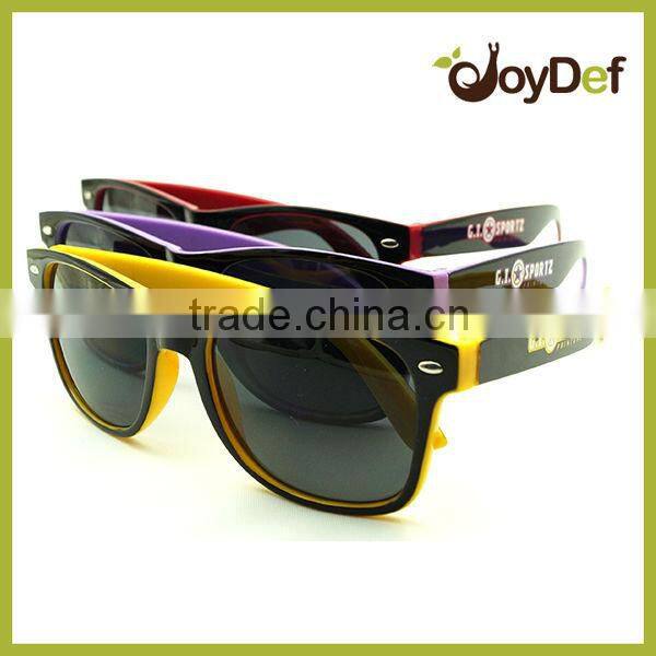 The very cute eyewear holiday promotional cartoon lens eco-friendly sunglasses with clear lens