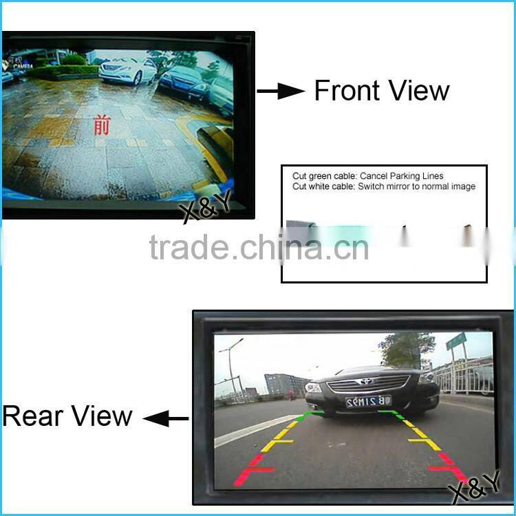 Dual Lens Bus cctv cameracctv true vision ir led reverse camera auto rear view camera XY-1203