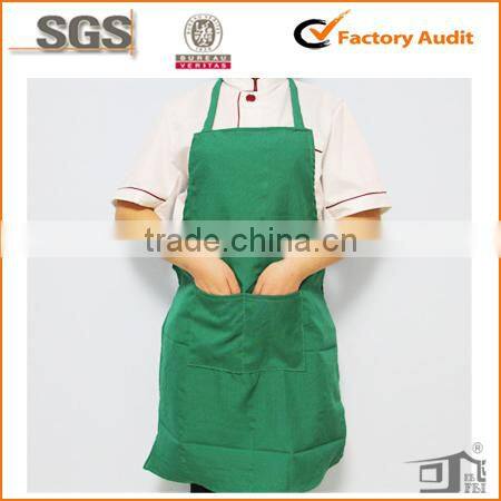 blank ladies and men bartender uniform chef apron made in China