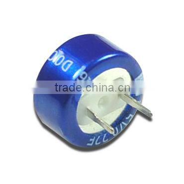 Coin type 1f 5.5v super capacitor for solar led light