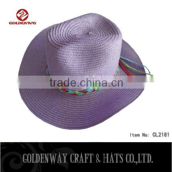 Promotional green cowboy hat for selling