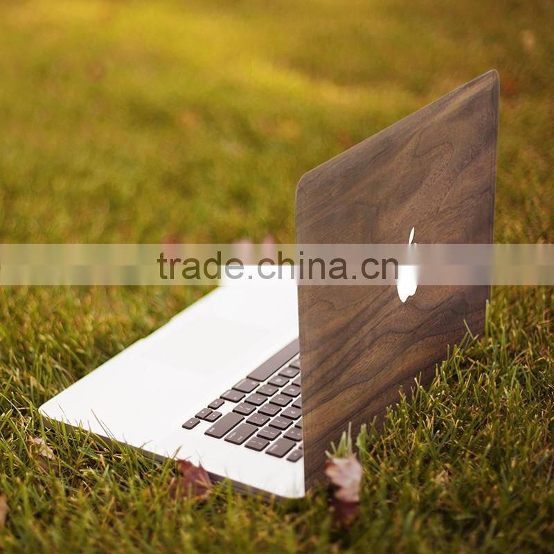 Ultra Slim Light Weight Wooden Hard Case Cover for Macbook Pro, Bamboo Wood Skin for Macbook 11" 12" 13" 15"
