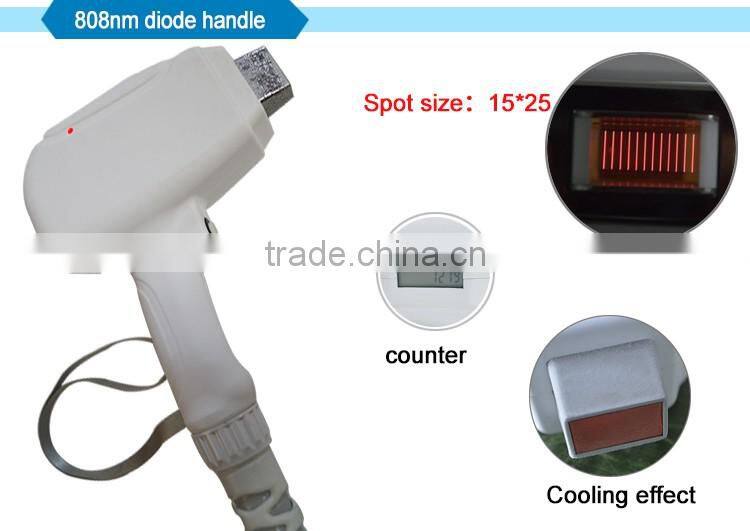 2017 portable CE approved Salon use 808nm laser elight beauty machine