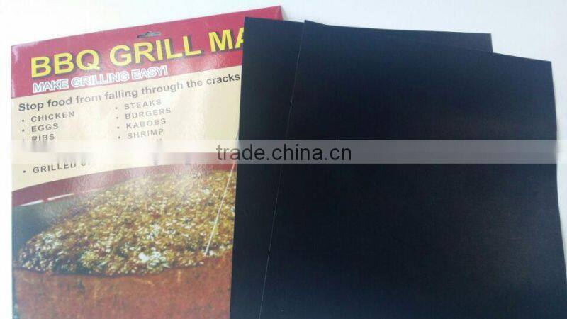 PTFE heavy duty BBQ grill liner 100% non stick hot plate liner makes every BBQ more enjoyable