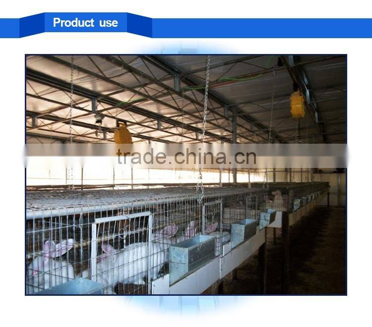 Hot sale 3 tier 12/18 capacity rabbit cage