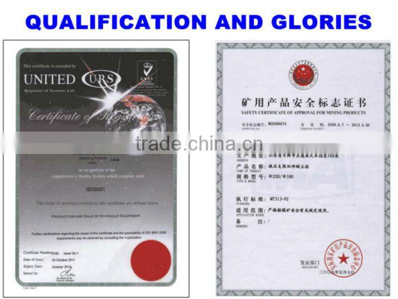 hydraulic support lifting jack for coalmine machinery