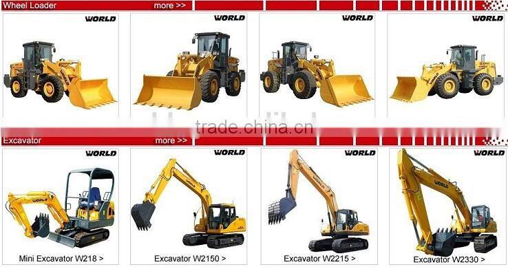 compact backhoe loader with 1m3 loading bucket