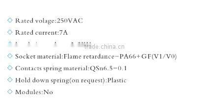 HEIGHT Hot Sale RXZE1M2C Relay Socket /8 pin Relay Socket/General relay socket with High Quality Factory Price