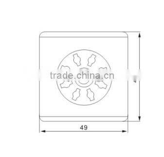 10amps 8pin industrial socket for distribution box P3G08