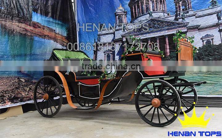 HENAN TOPS Park classic horse carriage MC-04 for sale