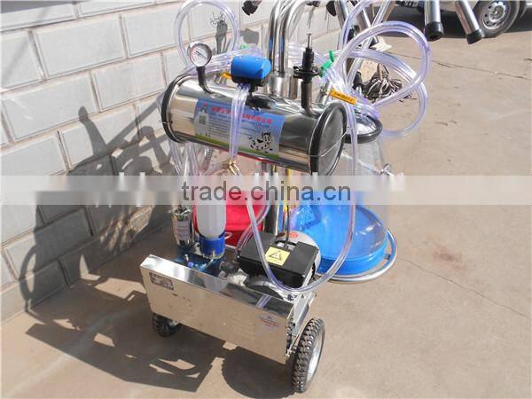 Cow Milking Machine with Transparent Milk Bucket