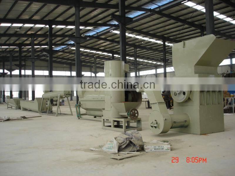 300kg/h-3000kg/h PET bottle crushing washing drying line