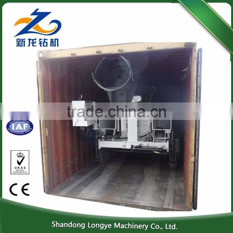 Diesel engine 200m depth trailer mounted water well drilling rig, Trailer mounted truck water well drilling rig