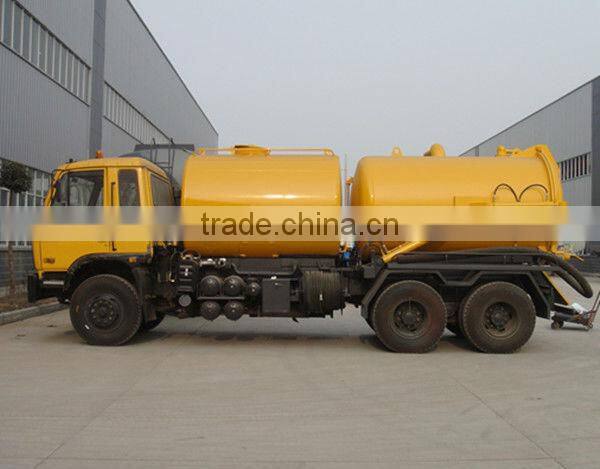 sewer suction with cleaning truck