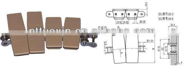 1873TAB Side-Flex Chains,flat top chains(3)