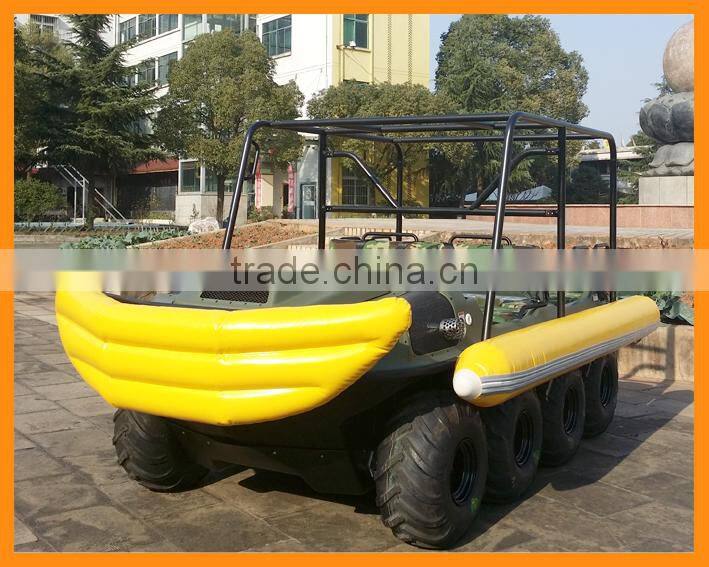 XBH 8X8-2A Jet propelled vehicle Floating go any way Amphibious ATV Crossing river car