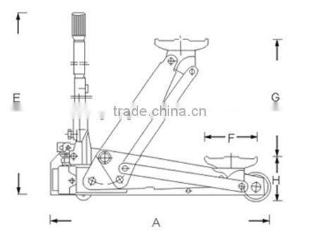 Hydraulic garage jacks