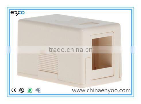 Keystone Surface Mount Box, 1 Port with or without keystone jack