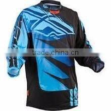 Sublimated motocross jersey with custom design