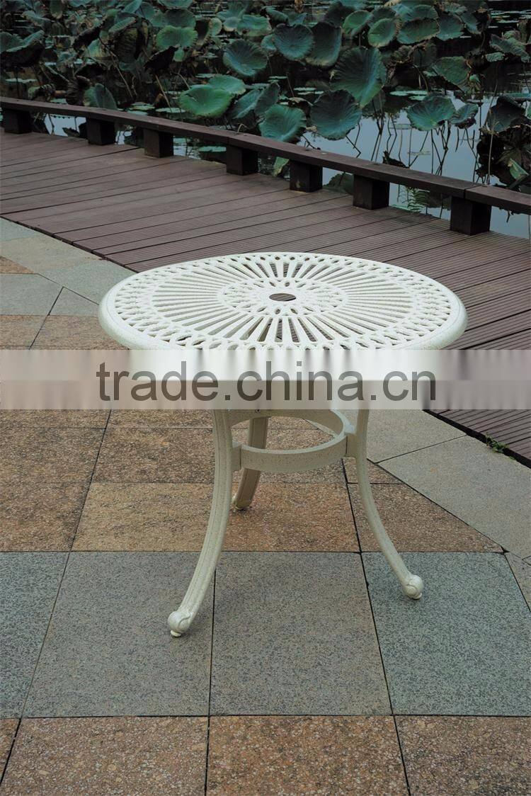 Color dot cast aluminum furniture