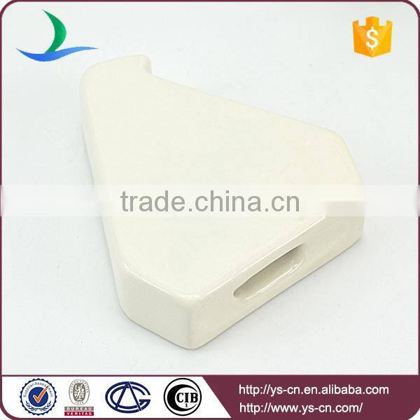 two thread hole ceramic sailboat hanging