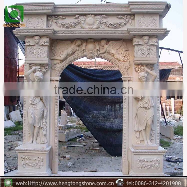 Figure Statue Door Frame