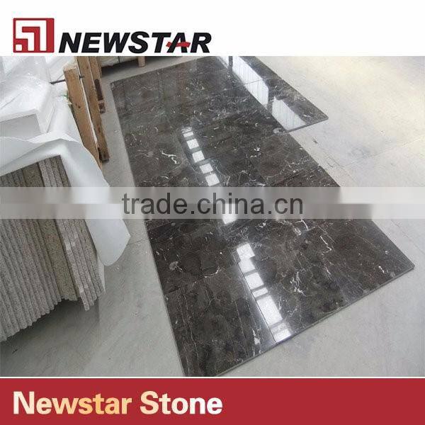 Newtar Polished China Marrron Dark Emperador Brown Marble For 30x30 Floor Tile