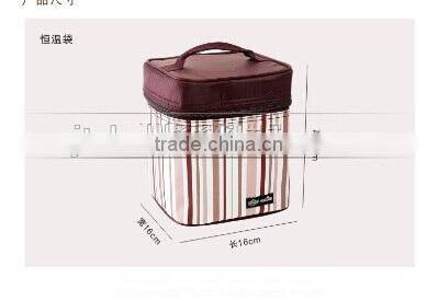 Hot Sale Lovely Waterproof 4.6L Travel Picnic Lunch bag Snack Tote Small Squre Isothermic Cooler Handbag
