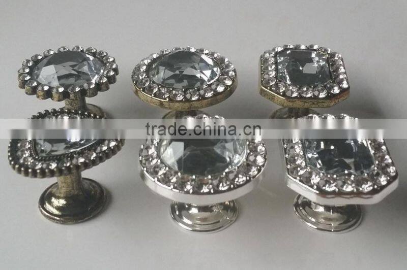 Cusomized vintage rose flower furniture drawer knobs