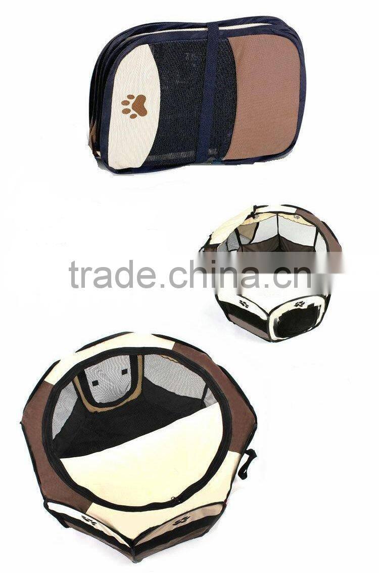 600D Oxford cloth Folding Dog Cage Pet Tent Octagonal pet fence