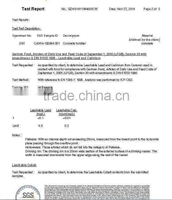 Wholesale Cheap Natural Concrete Cement Tall Decoration Crystal Glass Flower Vase