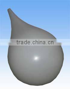 OEM droplet form lampshade rotomold,CNC aluminum alloy rotomold