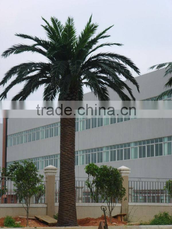 2017 best price artificial outdoor palm tree plastic palm tree