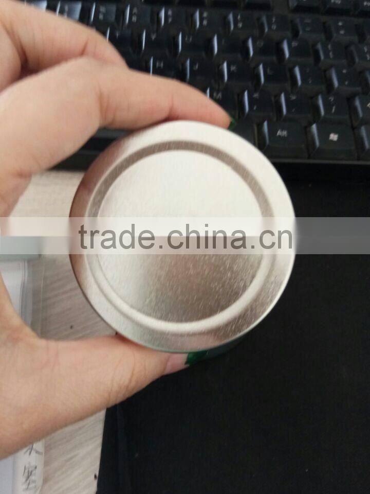 4pcs small kitchen use magnetic tin cans set with window lid