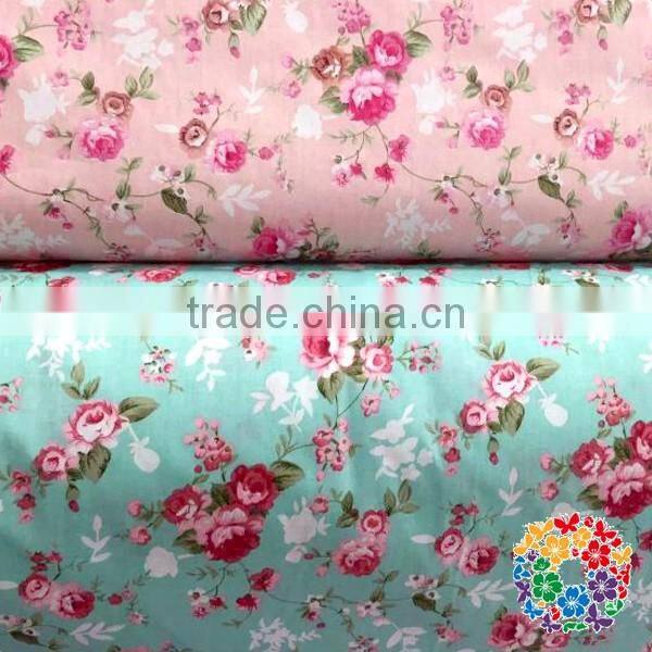 Wholesale Cheap Floral Cotton Fabric Colorful Printed Cotton Fabric 100% Cotton Fabric