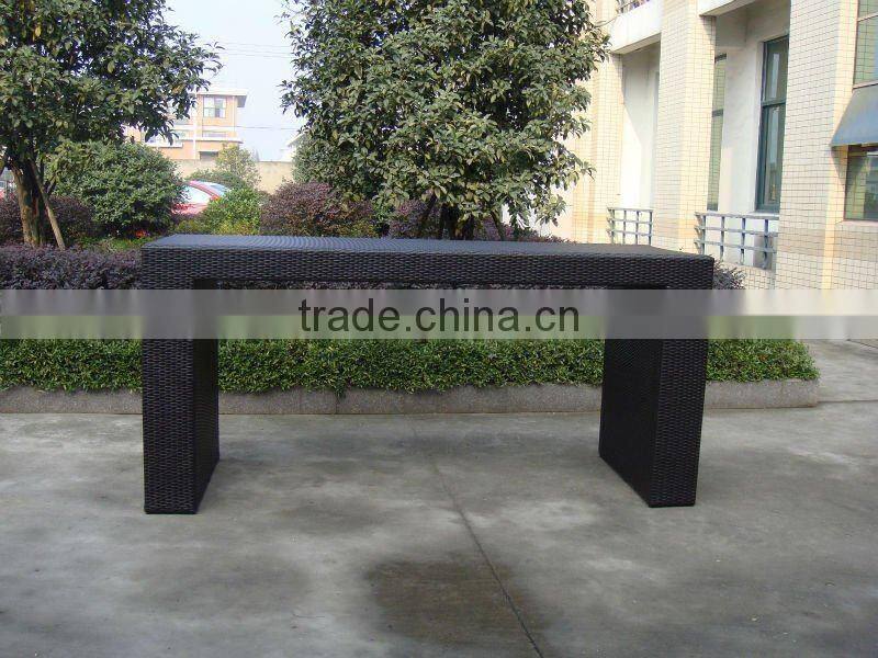 Outdoor Furniture Bar Table Chairs Patio Dining Rattan Wicker Set 9pcs New